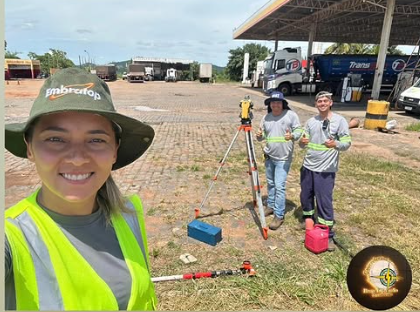 Equipe de campo completa — Posto de parada — interior de SP